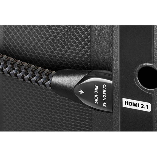 Audioquest Carbon 48 | Câble HDMI - Transfert jusqu'à 10K Ultra HD - 0.75 Mètres-SONXPLUS Lac St-Jean