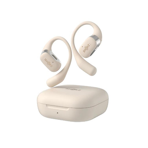 SHOKZ OpenFit | Écouteurs à oreilles ouvertes - Jusqu'à 28 heures d'écoute - Bluetooth - Beige-SONXPLUS Lac St-Jean