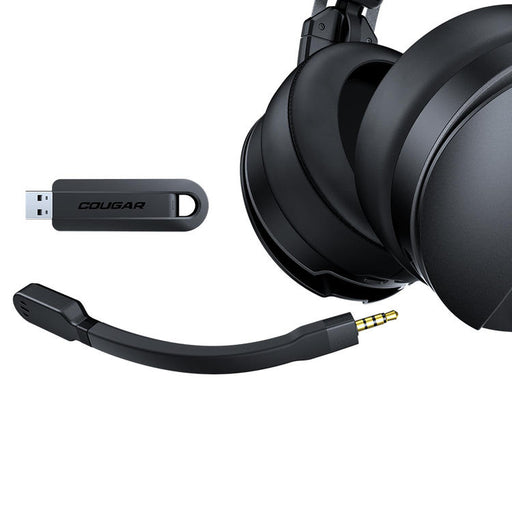 Cougar Omnes Essential | Wireless gaming headset - Integrated microphone - RGB lighting - Black-SONXPLUS Lac St-Jean
