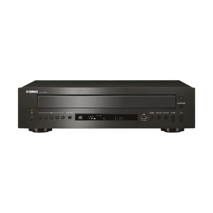 Yamaha CD-C603 | Lecteur CD Multiple - 5 disques - Lecture USB - Pure Direct - Noir-SONXPLUS Lac St-Jean