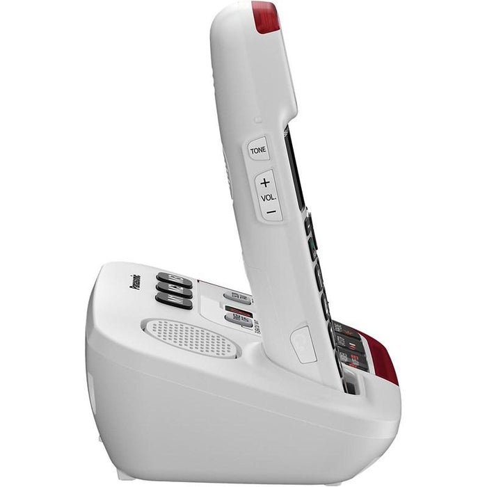 Panasonic KX-TGM490S | Téléphone sans fil - 1 combiné - Répondeur - Amplifié 3X - Argenté-SONXPLUS Lac St-Jean
