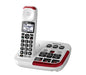 Panasonic KX-TGM470W | Cordless Phone - 1 Handset - Answering Machine - 2X Amplified - White-SONXPLUS Lac St-Jean