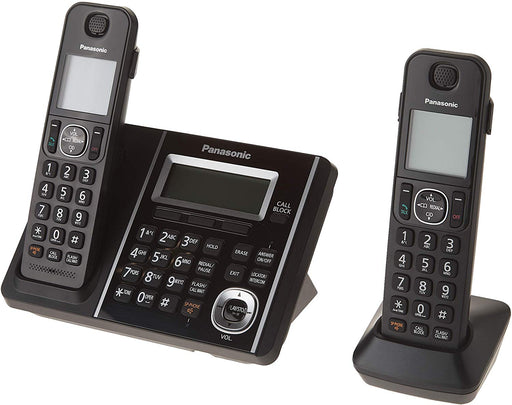 Panasonic KX-TGF342B | Cordless Phone - 2 Handsets - Answering Machine - Black-SONXPLUS Lac St-Jean