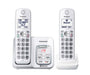 Panasonic KX-TGD592W | Cordless phone - 2 handsets - Cellular link - Answering machine - Bluetooth - White- Sonxplus Lac St-Jean 