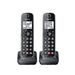 Panasonic KXTGF872B | Cordless Phone Combo - 1 fixed and 2 cordless handsets - Answering machine - Black-SONXPLUS Lac St-Jean