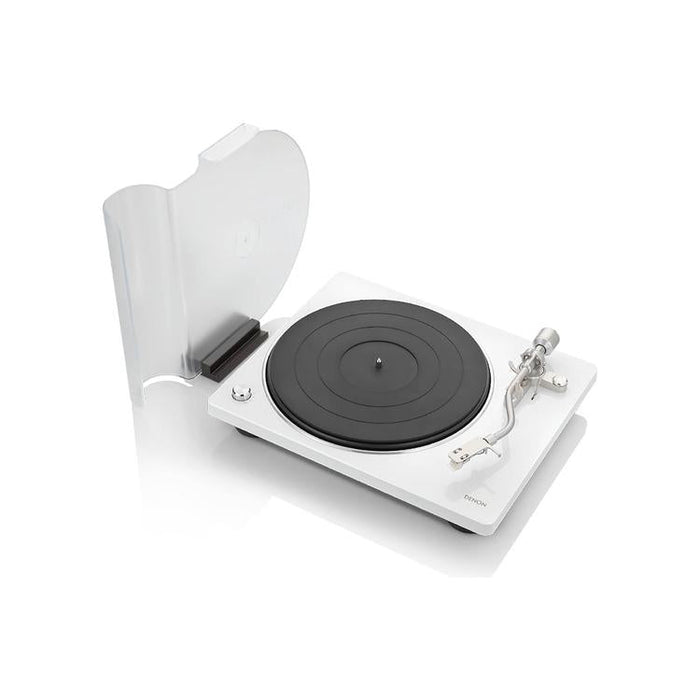 Denon DP-400 | Hi-Fi Turntable - Automatic speed sensor - S-shaped speed arm - White-SONXPLUS.com